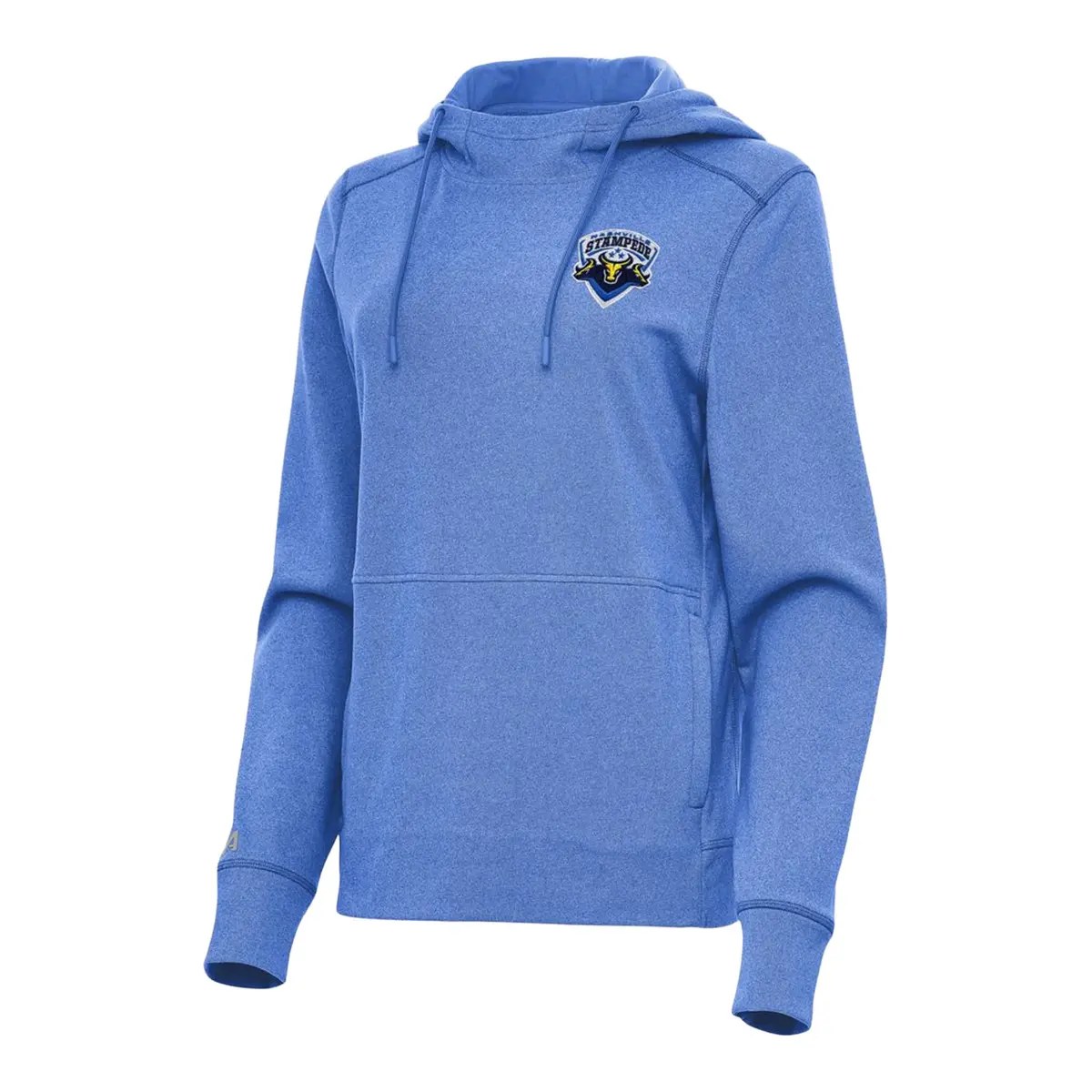 Pbr X Antigua Ladies Nashville Stampede Justice Pullover Hoodie - Blue 1