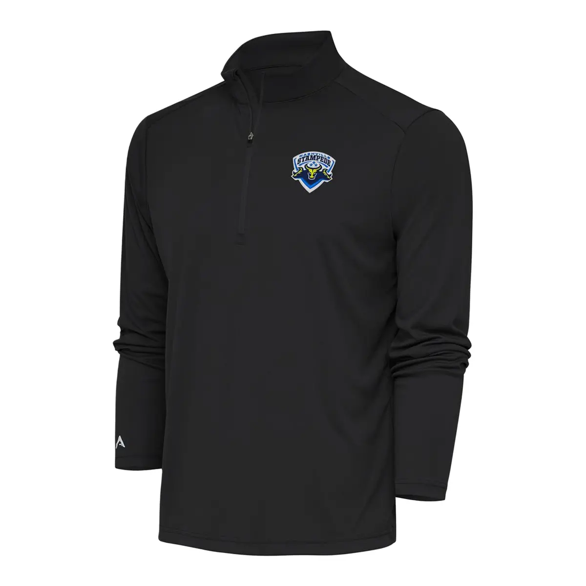 Pbr X Antigua Nashville Stampede Tribute 1/4 Zip Pullover - Black 1