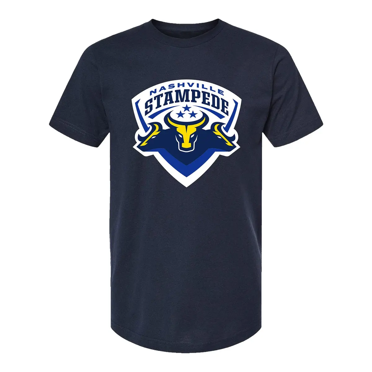 Nashville Stampede Logo T-Shirt - Navy 1