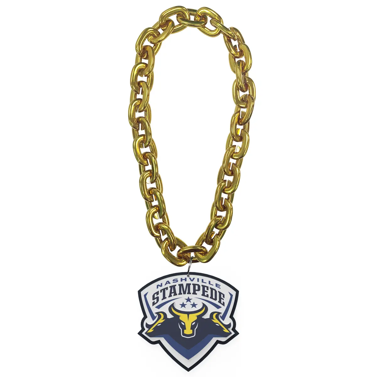 Nashville Stampede 3D Foam Fan Chain - Gold 1