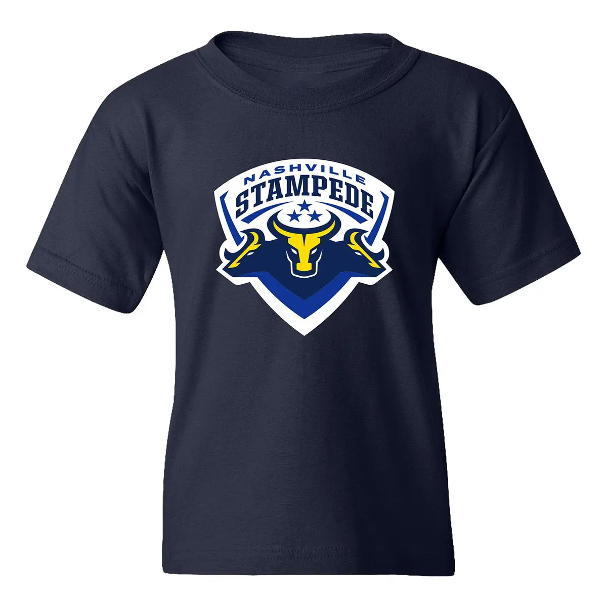 Youth Nashville Stampede Logo T-Shirt - Navy 1