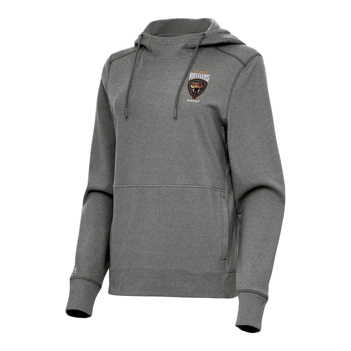 Pbr X Antigua Ladies Texas Rattlers Justice Pullover Hoodie - Silver 1