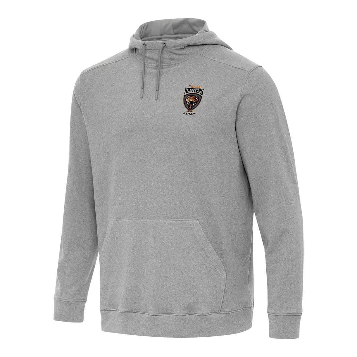 Pbr X Antigua Texas Rattlers Cloud Pullover Hoodie - Grey Heather 1