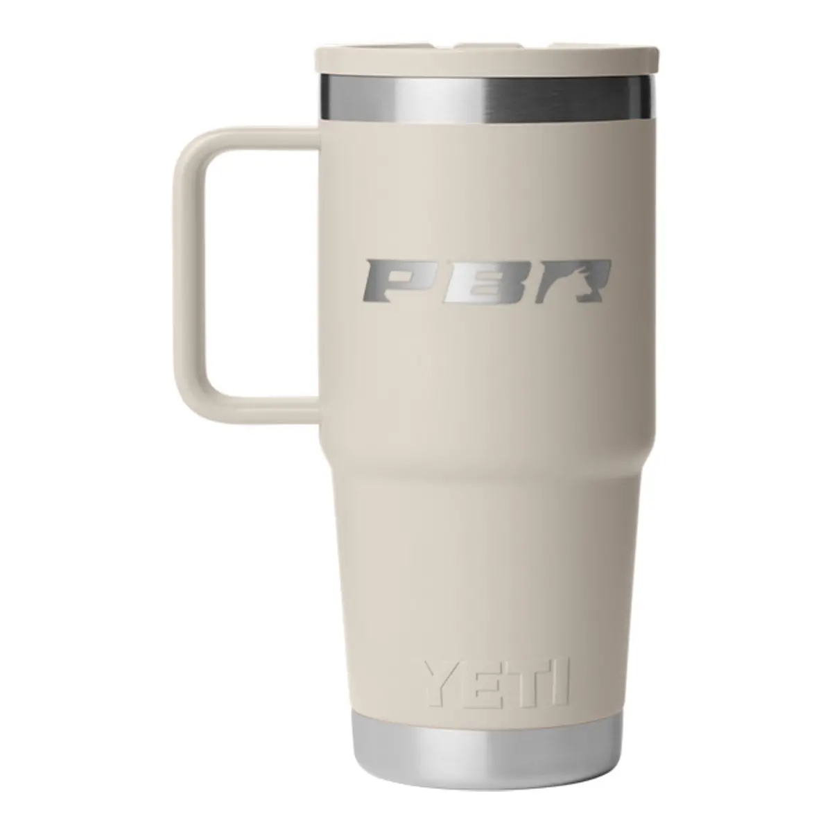 Pbr Primary Logo 20 Oz Yeti® Travel Mug With Straw Lid 1