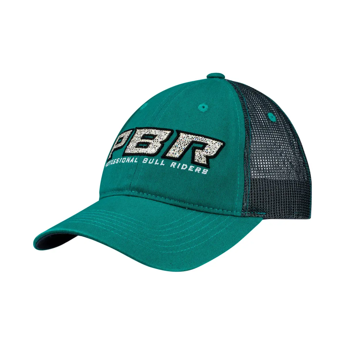 Pbr Ladies Glitter Patch Hat - Blue 1