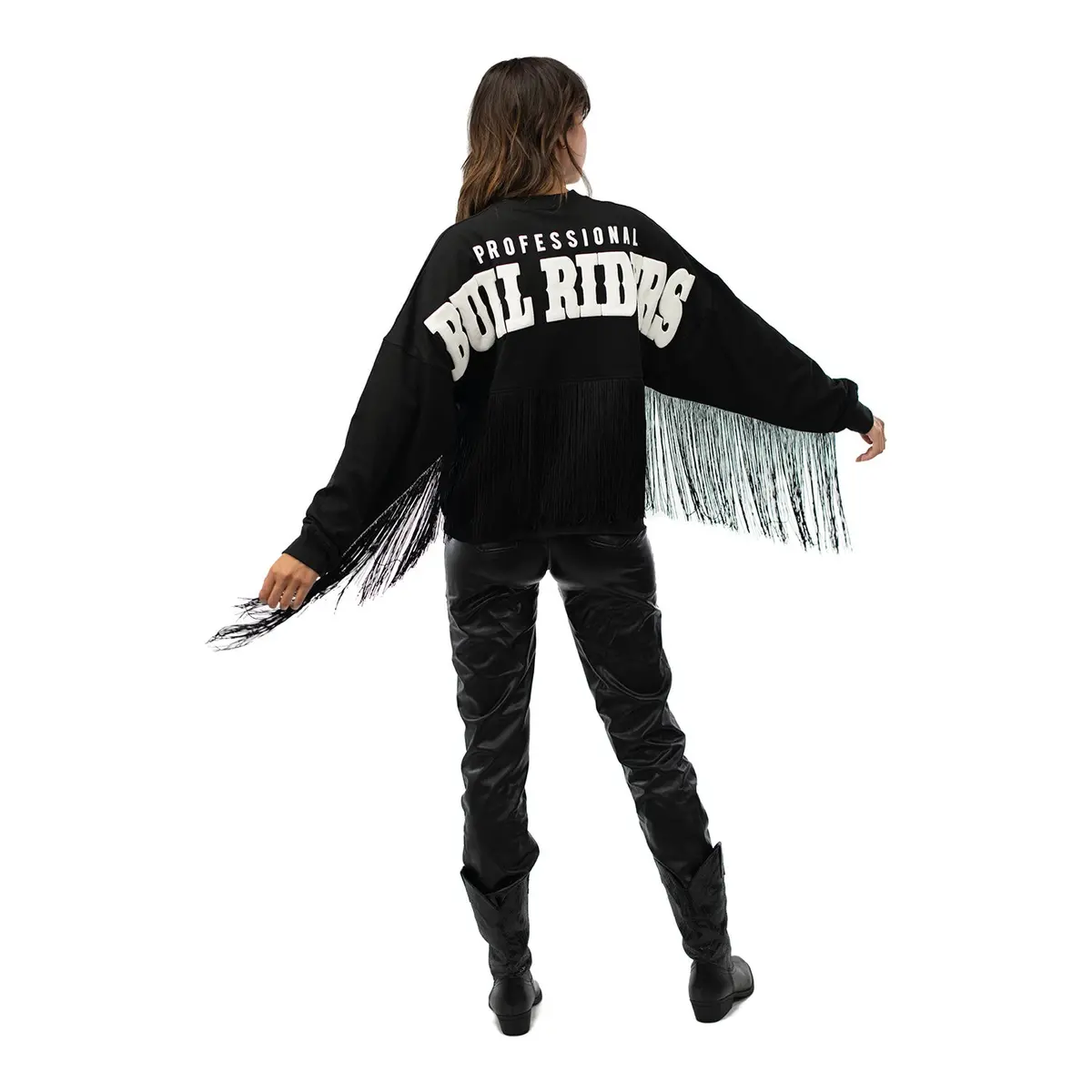 Pbr Ladies Fringe Spirit Jersey® - Black 1