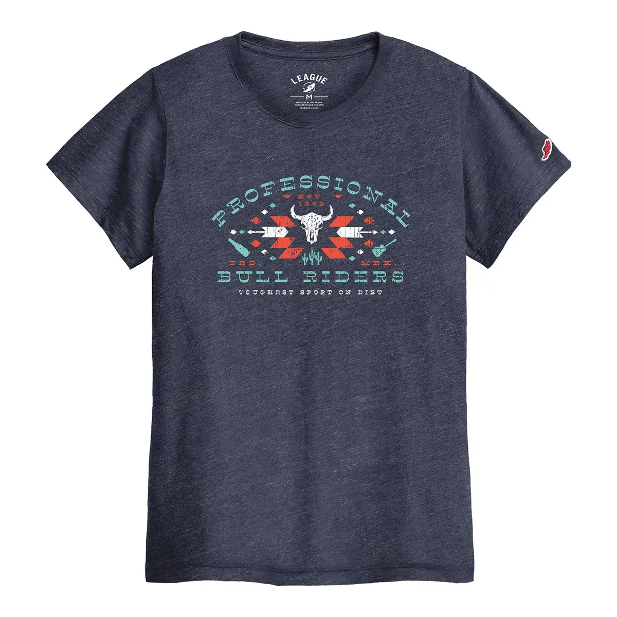 Pbr Ladies Southwest T-Shirt - Navy 1