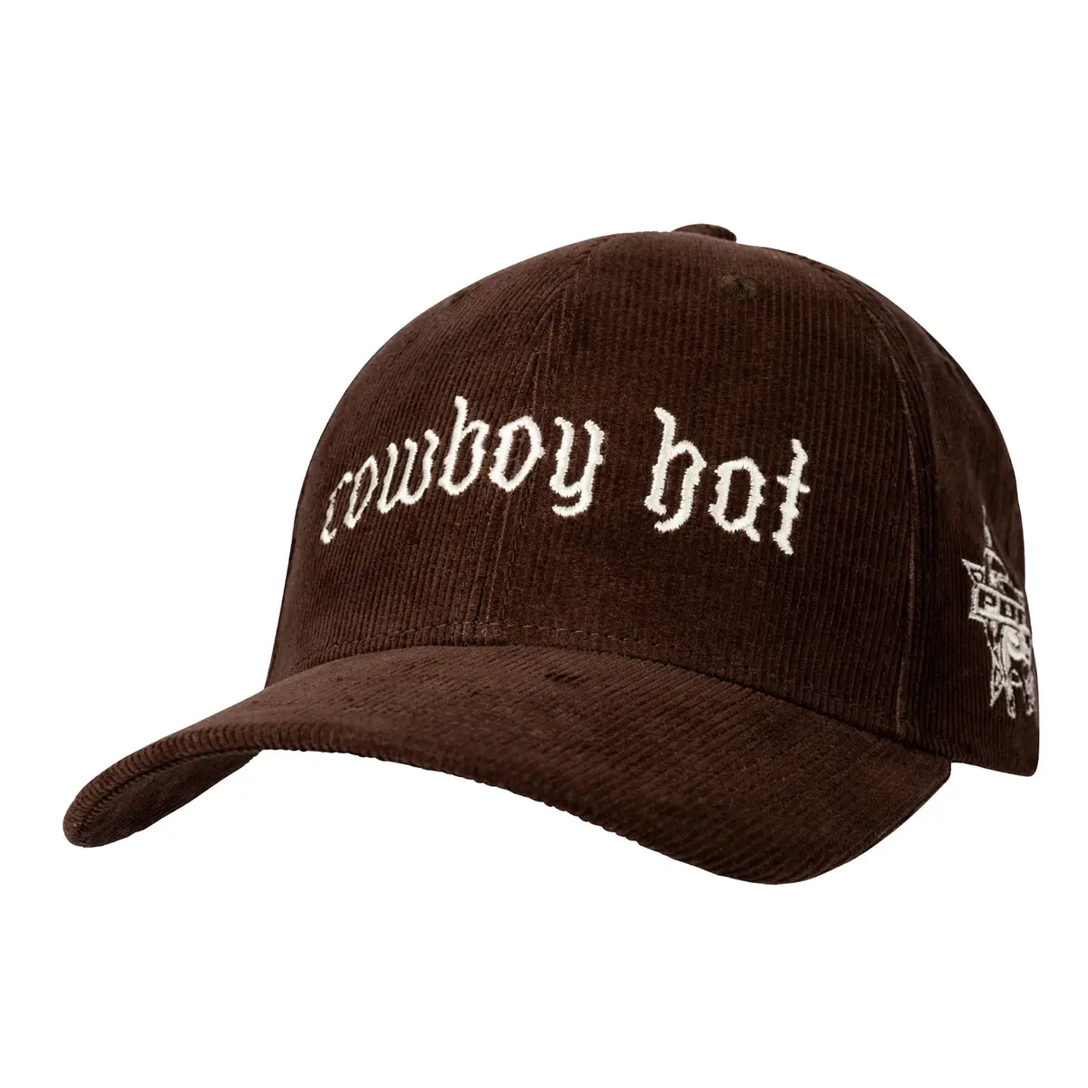 Pbr "Cowboy Hat" Corduroy Baseball Hat - Brown 1