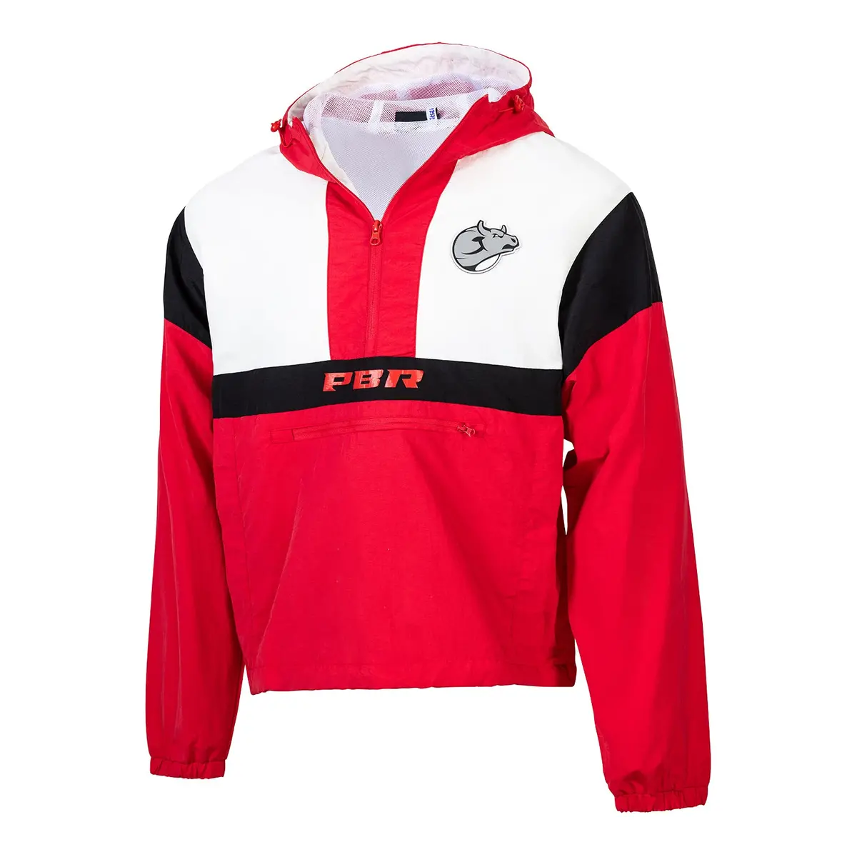Pbr Anorak Jacket - Red, White, And Black 1