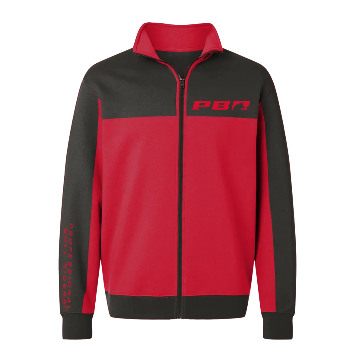 Pbr Star Full-Zip Color Block Jacket - Red 1