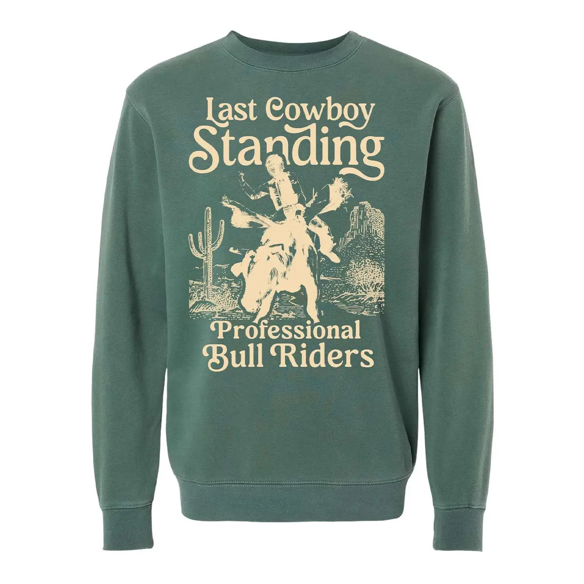 Last Cowboy Standing Crewneck Sweatshirt 1