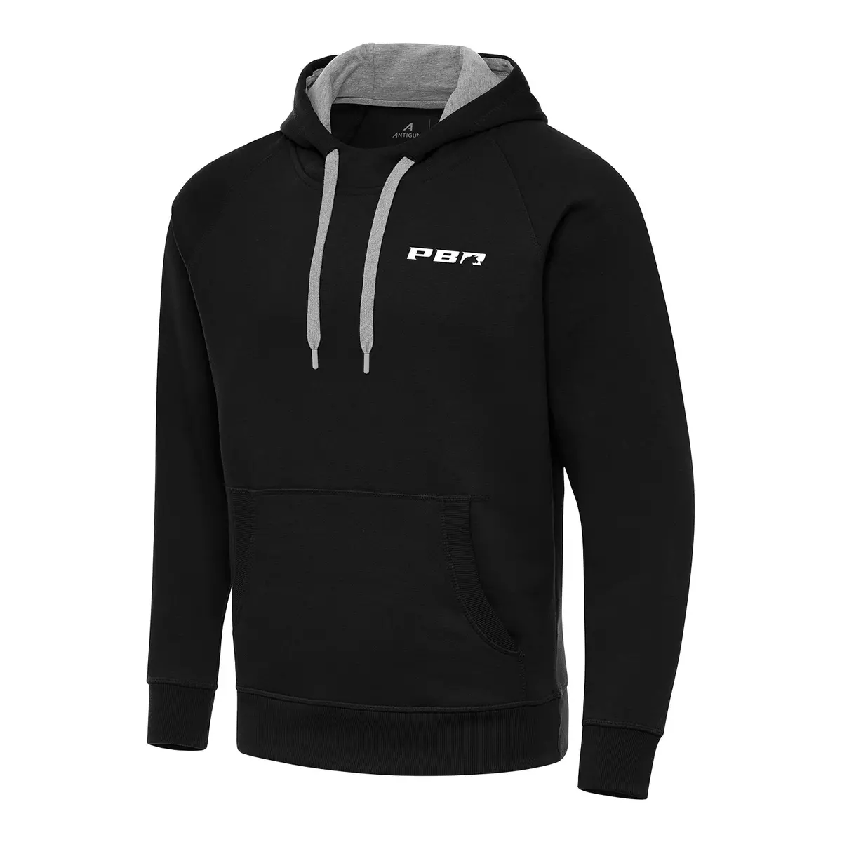 Pbr X Antigua Primary Logo Victory Pullover Hoodie - Black 1