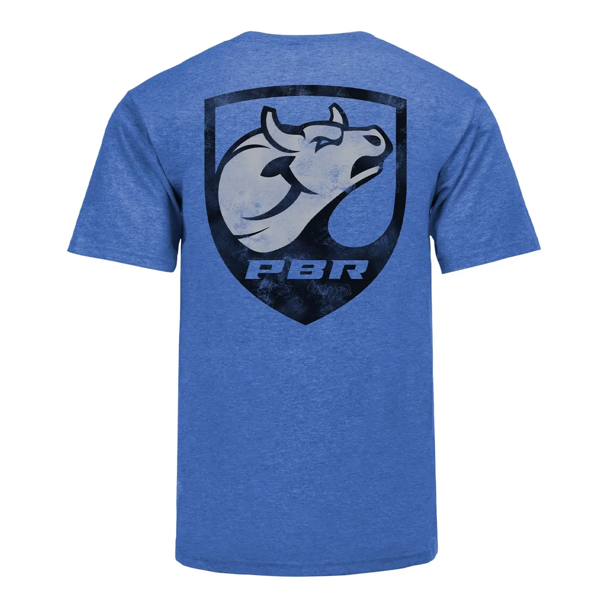 Pbr Crest Shirt - Heather Royal 1