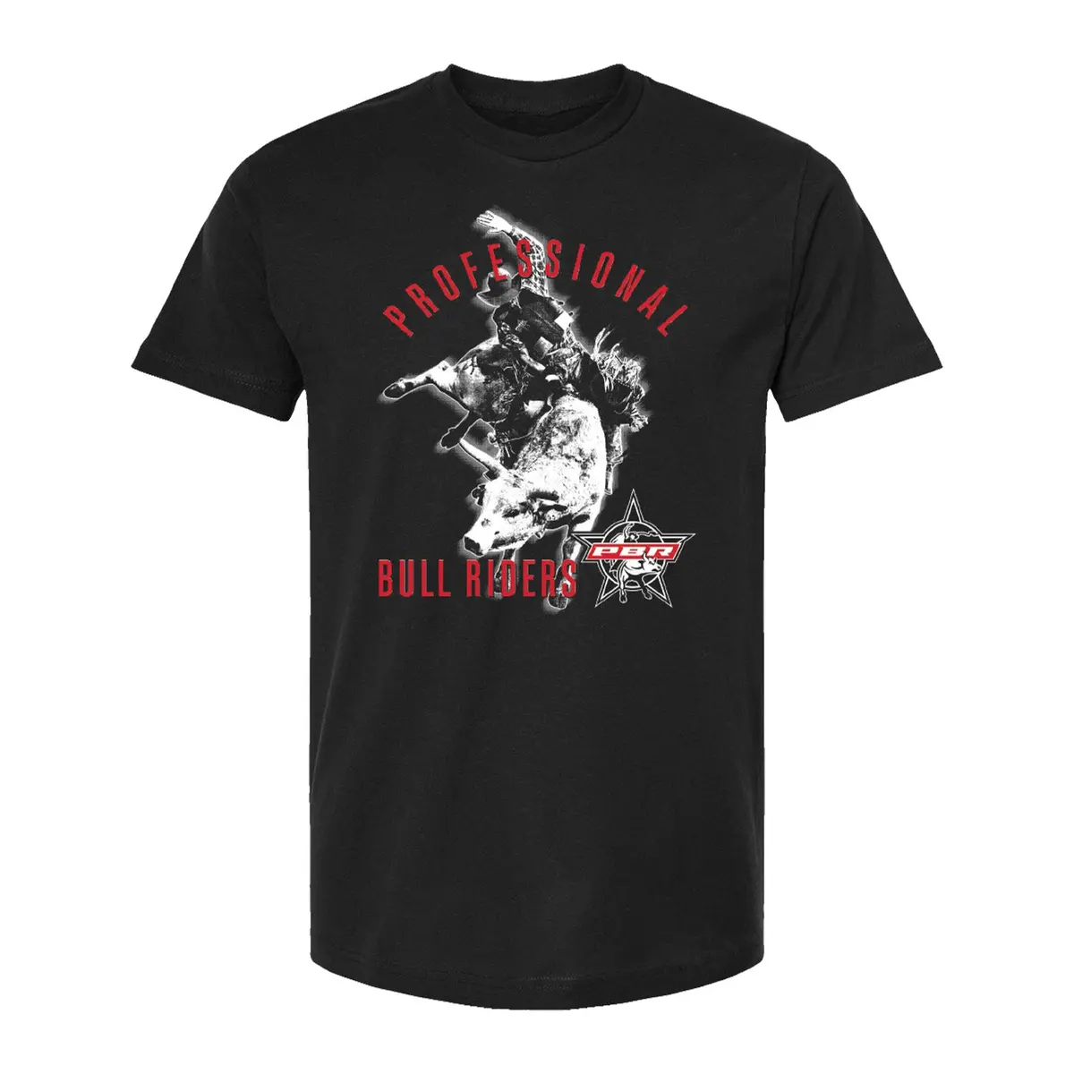 Pbr Arched Silhouette Rider T-Shirt - Black 1