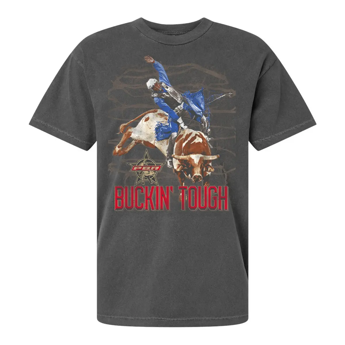 Pbr Buckin Tough T-Shirt - Black 1