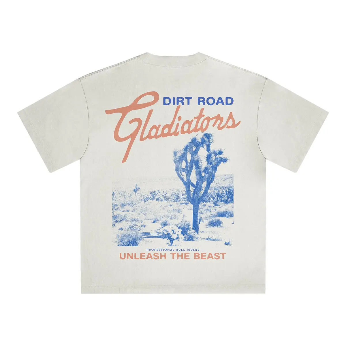 Pbr Dirt Road Gladiators T-Shirt - Ivory 1