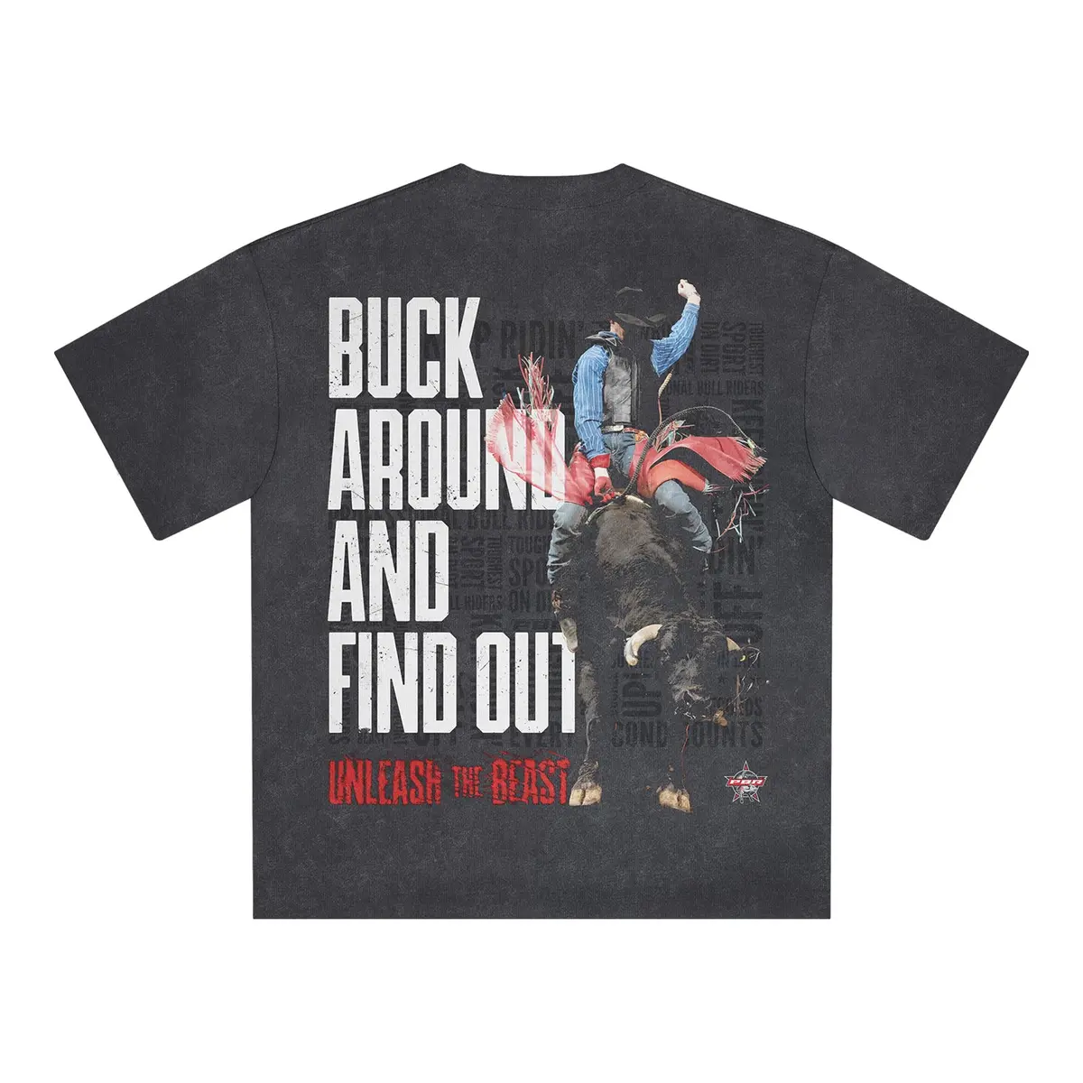 Pbr Buck Around And Find Out T-Shirt - Black 1