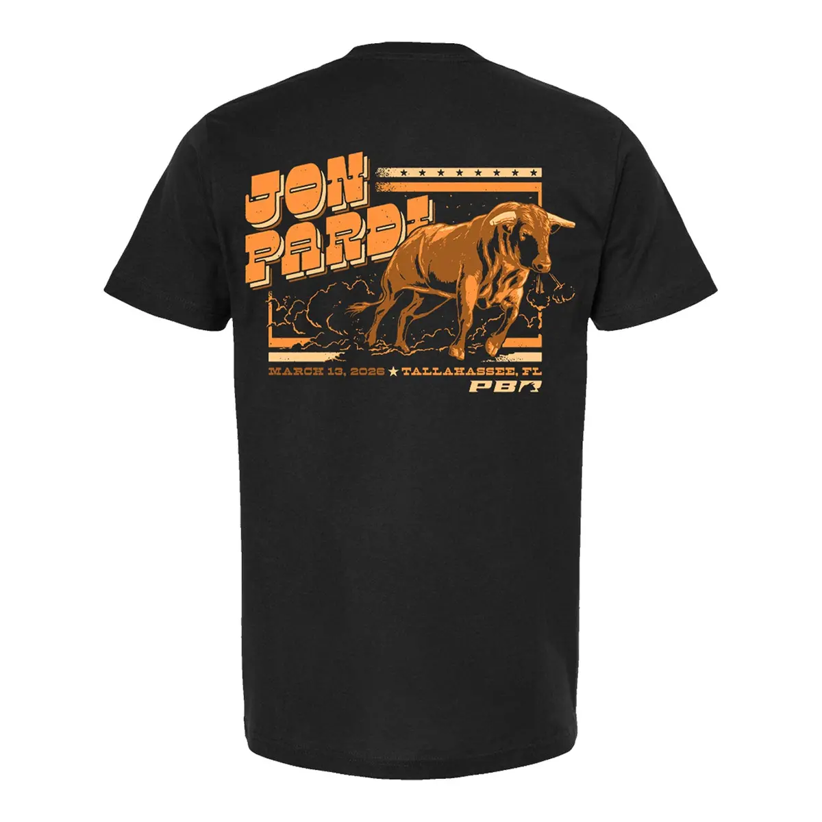 Pbr Tallahassee X Jon Pardi T-Shirt - Black 1