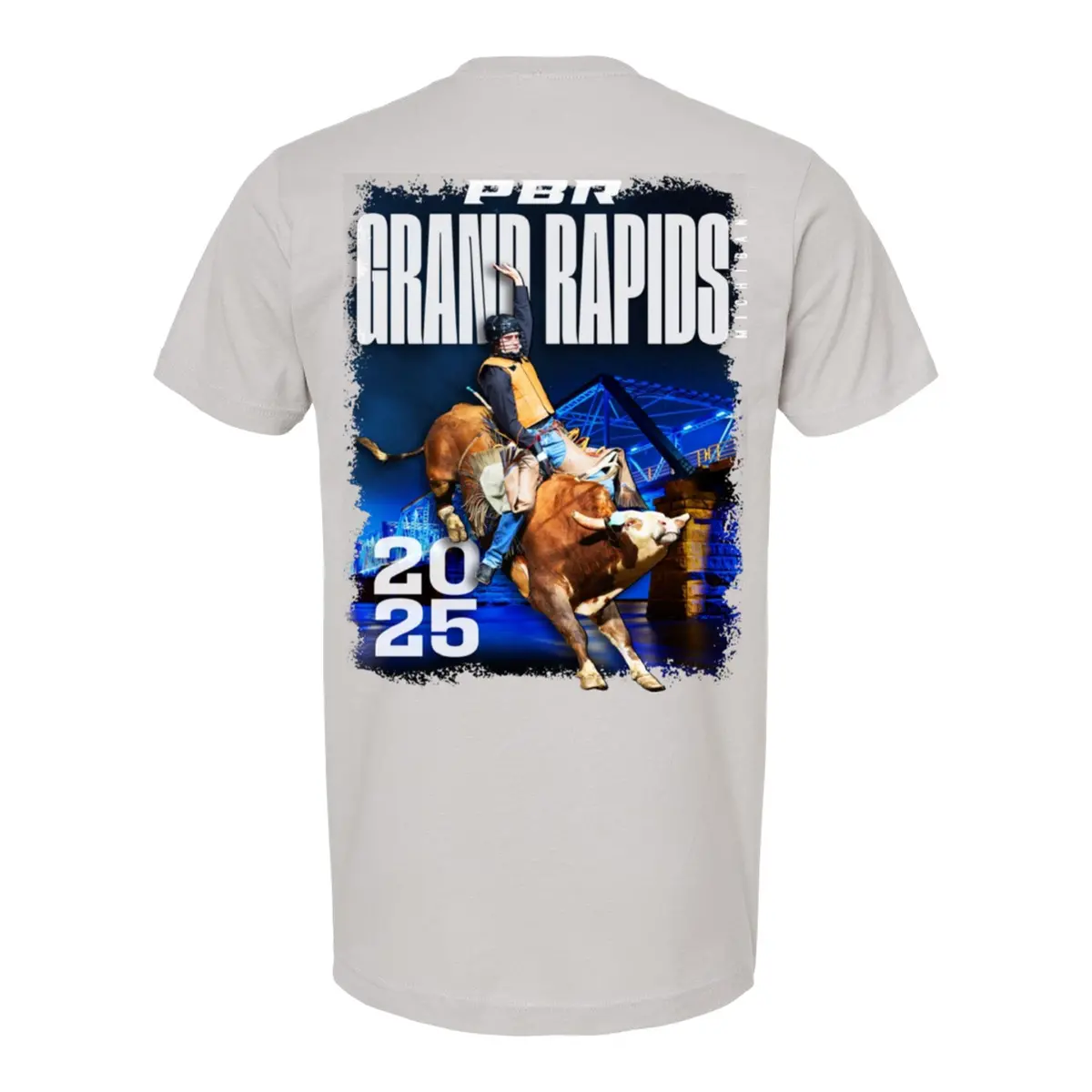 Pbr Grand Rapids 2025 Velocity City T-Shirt - Grey 1