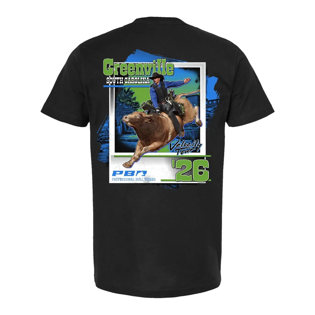 Pbr 2026 Velocity Tour Greenville City Tee 1
