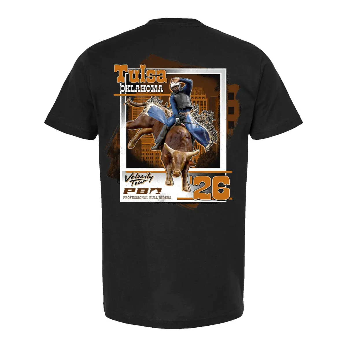 Pbr 2026 Velocity Tour Tulsa City Tee 1