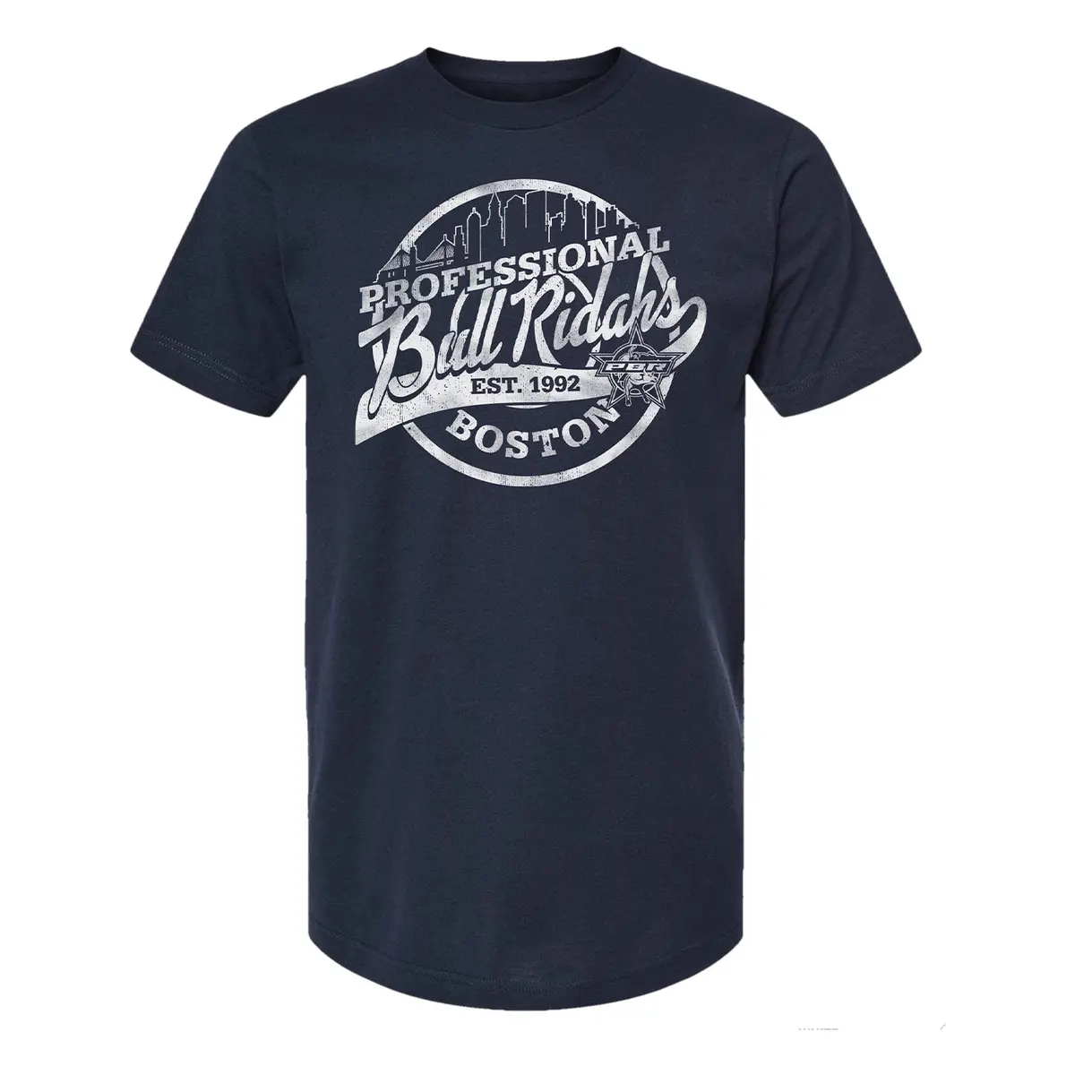 Pbr Boston Bull Ridahs T-Shirt - Navy 1