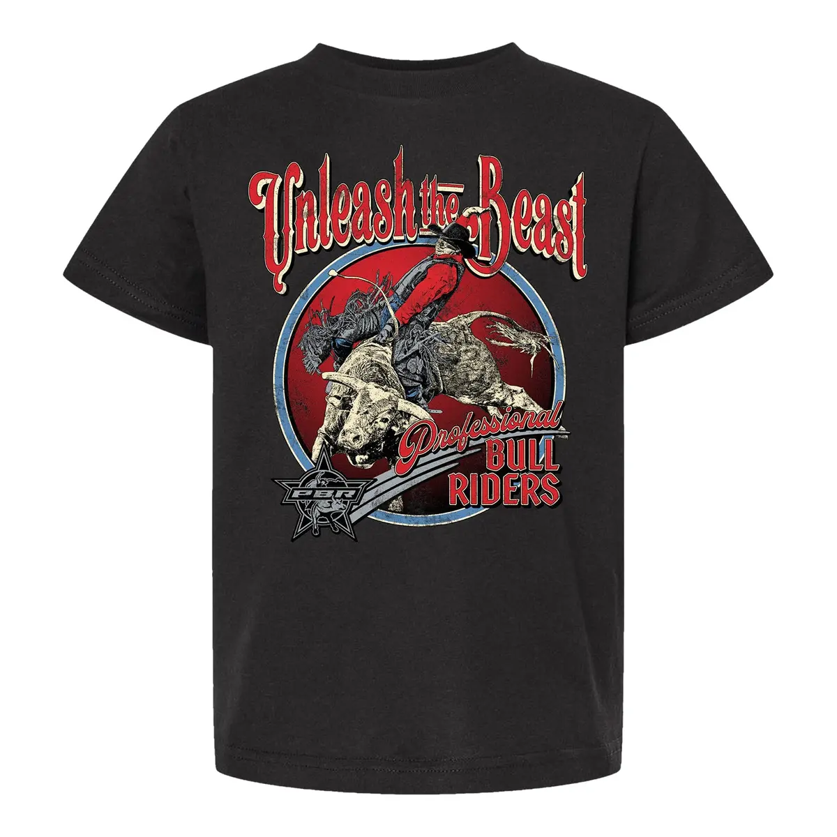 Youth Pbr Unleash The Beast 2026 Routing T-Shirt - Black 1