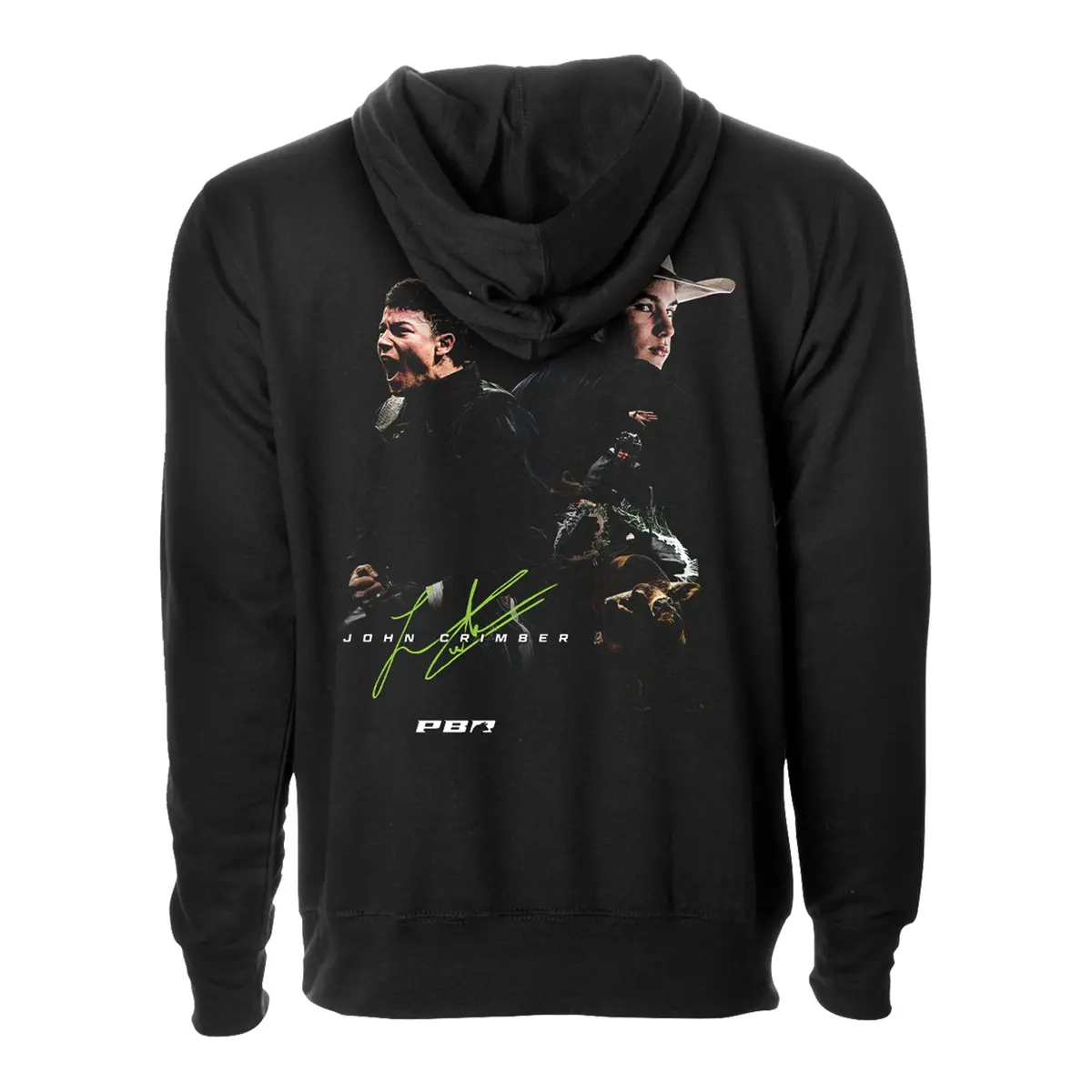 John Crimber Signature Portrait Rider Hoodie - Black 1