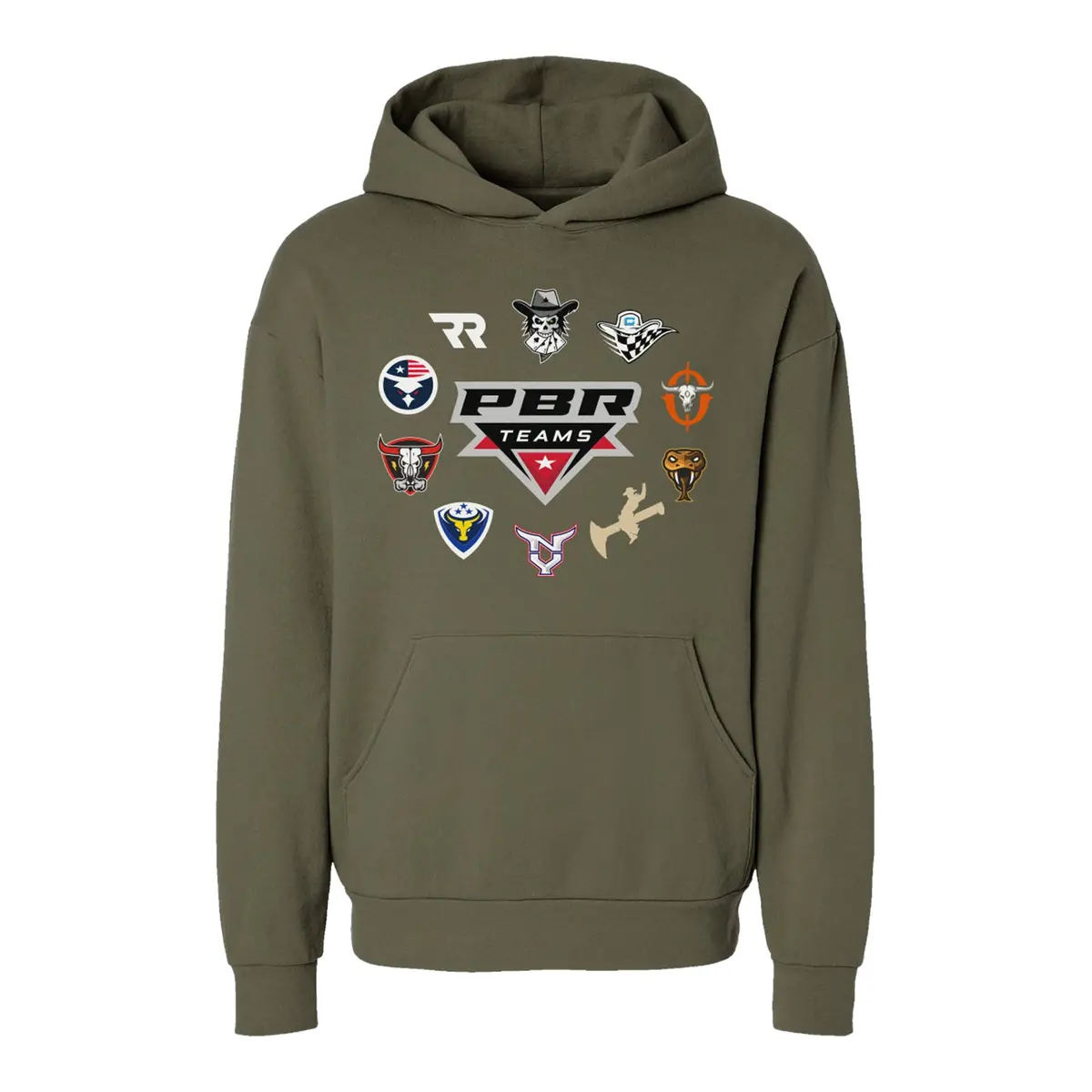 Pbr Teams Circle Sweatshirt - Green 1
