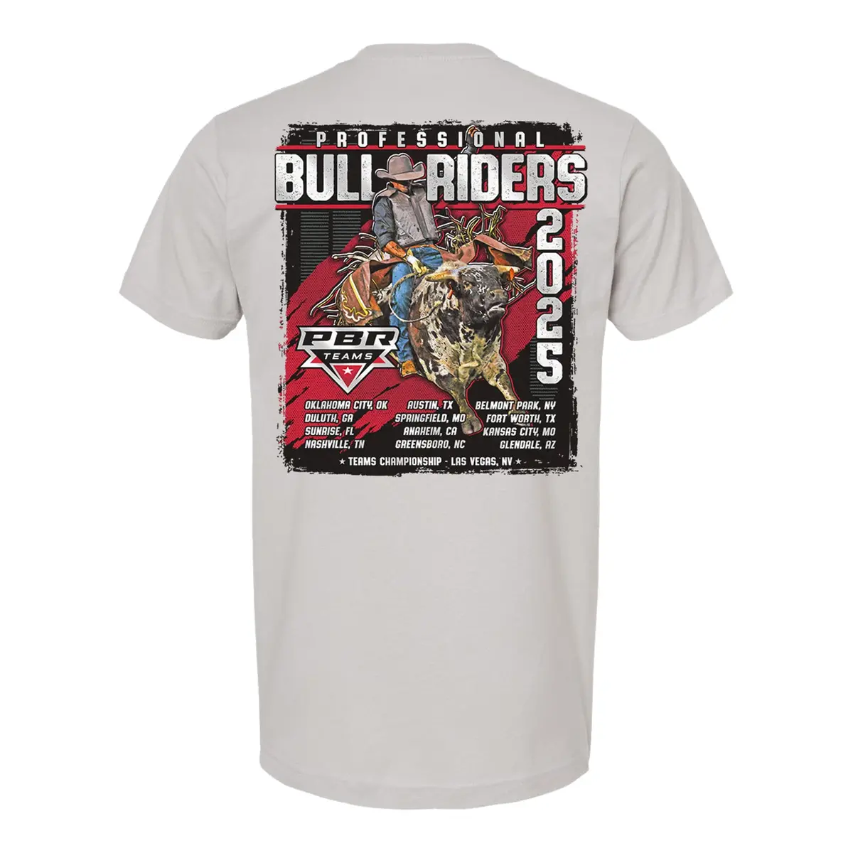 2025 Pbr Team Series Routing T-Shirt - Silver 1