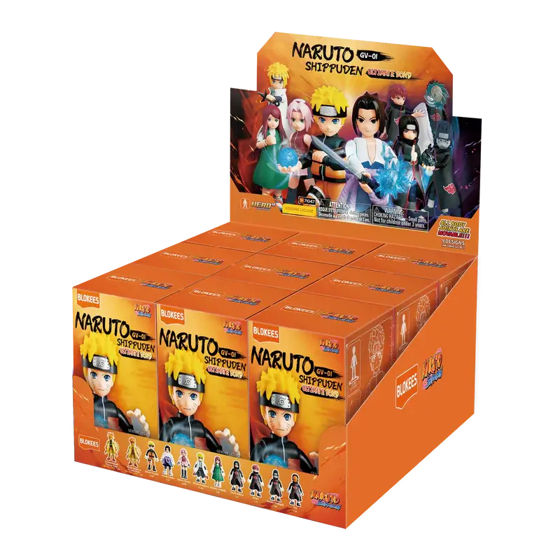 Blokees - Naruto Shippuden Galaxy Version 01 - Ultimate Bond - Sealed Case Of 9 Models (71047A) 1