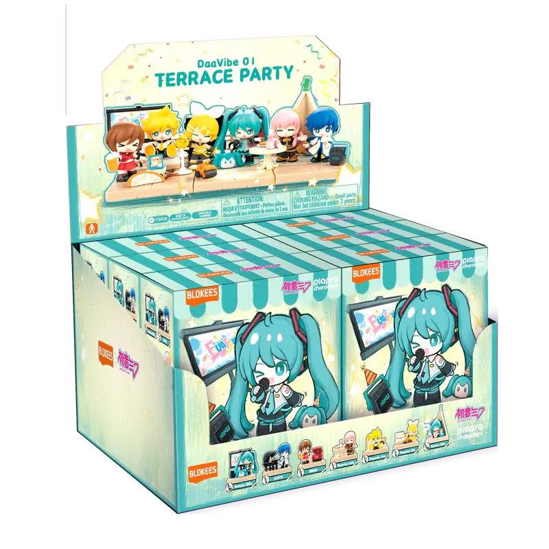 Blokees - Vocaloid - Hatsune Miku Daavibe 01 Vb01 Terrace Party Playset Sealed 6-Pack (73531A/53367) Low Stock 1