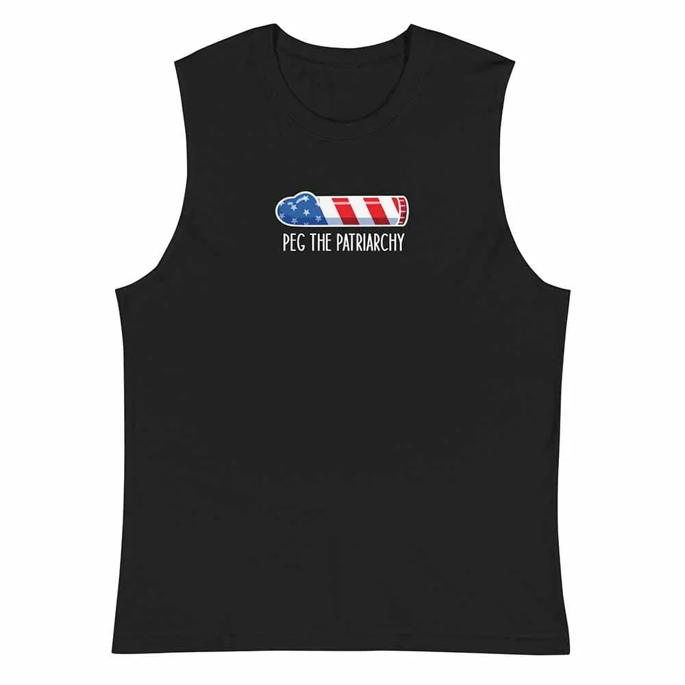 Peg The Patriarchy Sleeveless T-Shirt - Indivisible 1
