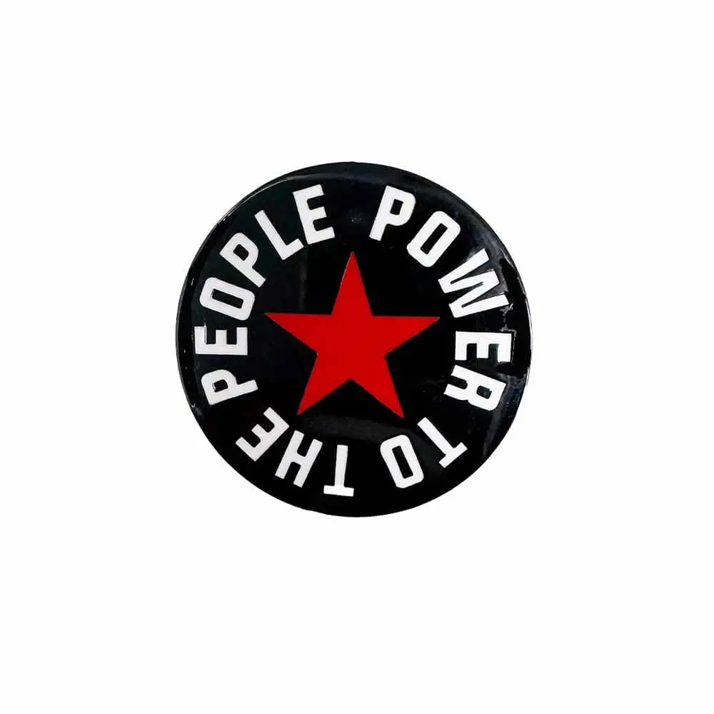 Power To The People Enamel Pin 1