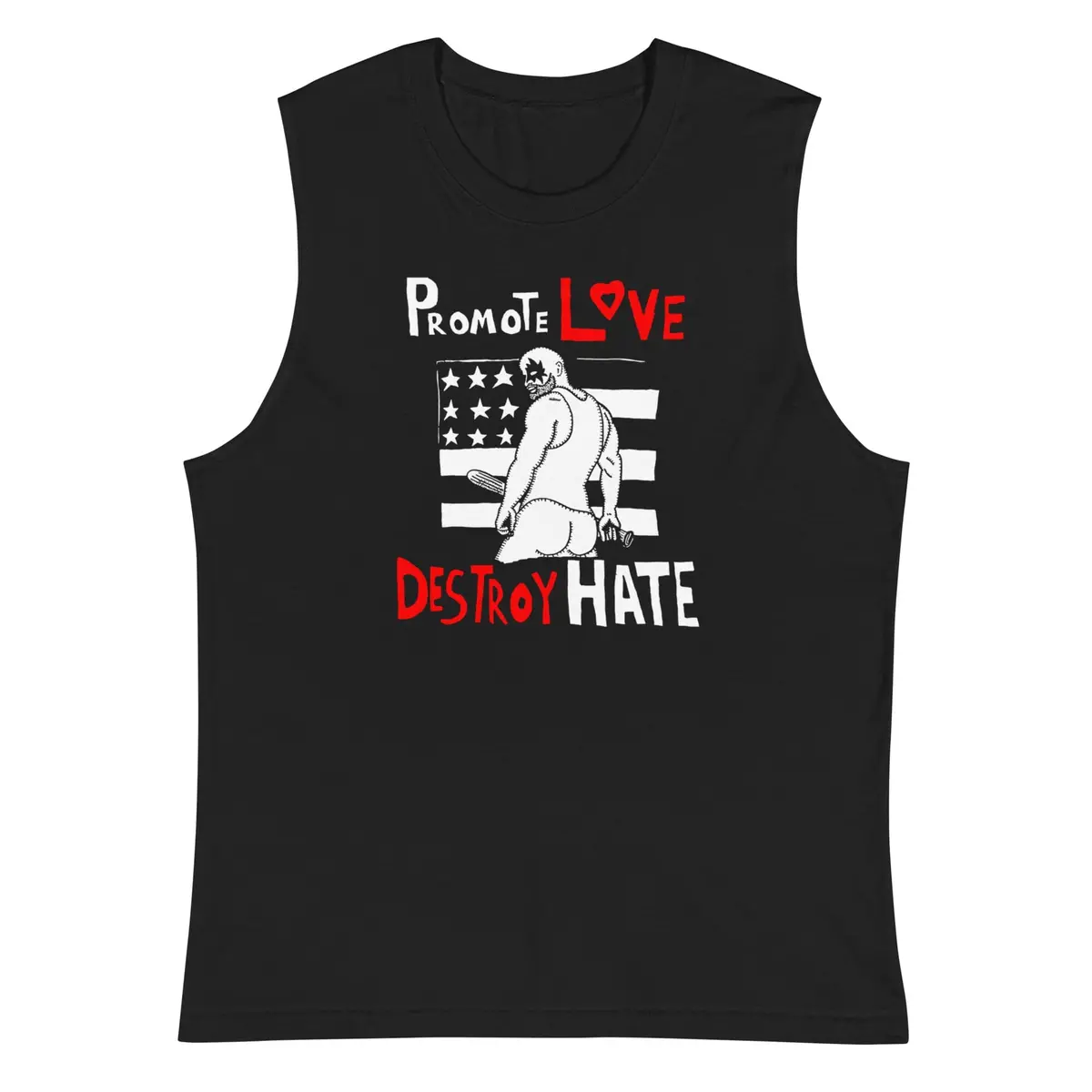 Homo Riot "Promote Love" Sleeveless T-Shirt - The Center 1