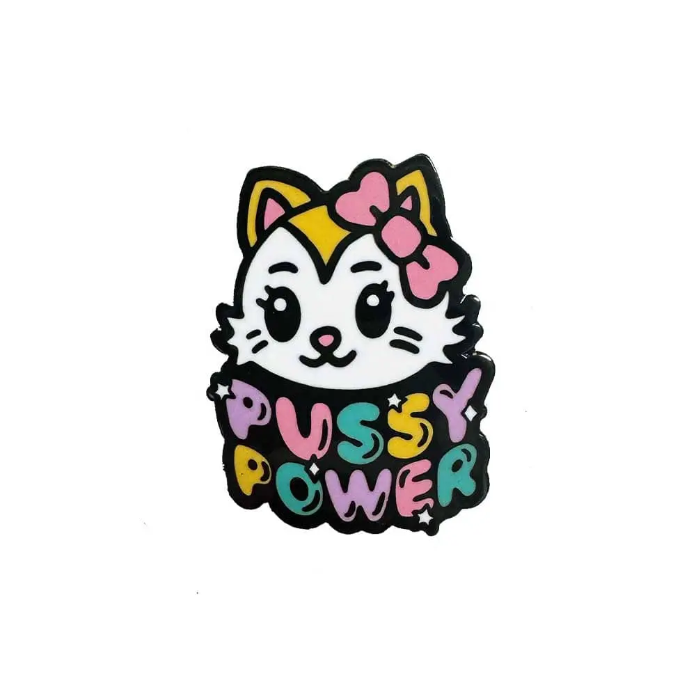 Pussycat Power Enamel Pin 1