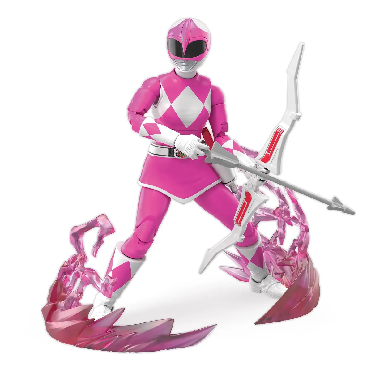 Power Rangers: Lightning Collection - Remastered Mighty Morphin Pink Ranger Action Figure (F7391) 2
