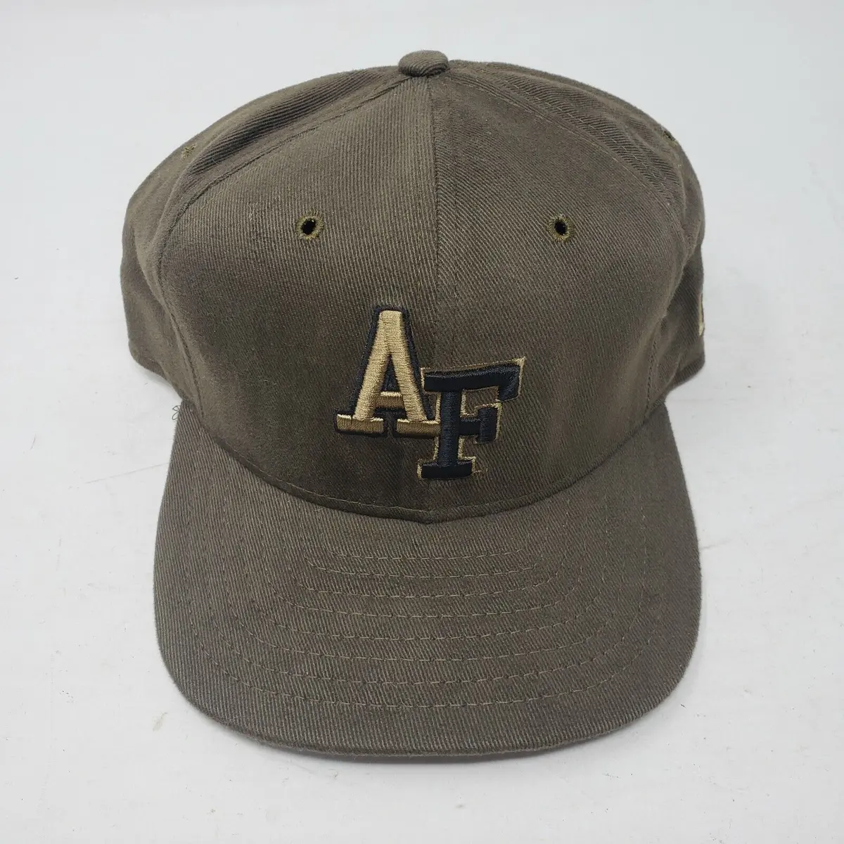 Vintage Af Air Force Academy Falcons Baseball Hat Cap Mens Os Snapback Brown 90S 1