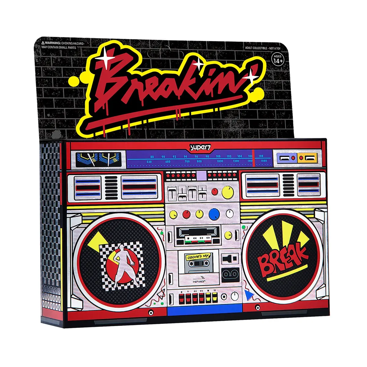 Super7 Reaction Figures - Breakin' (Ozone, Special K, Turbo) 3-Pack Action Figures (Metallic) Last One! 1