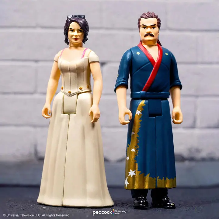 Super7 Reaction Figures: Parks And Recreation (Wave 2) Ron And Tammy #2 Wedding Night 2-Pack (82380) 2