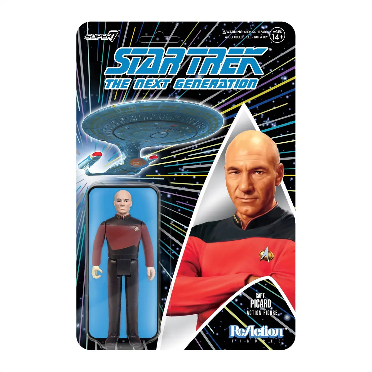 Super7 Reaction Figures - Star Trek: The Next Generation - Captain Picard Action Figure (81125) Last One! 1