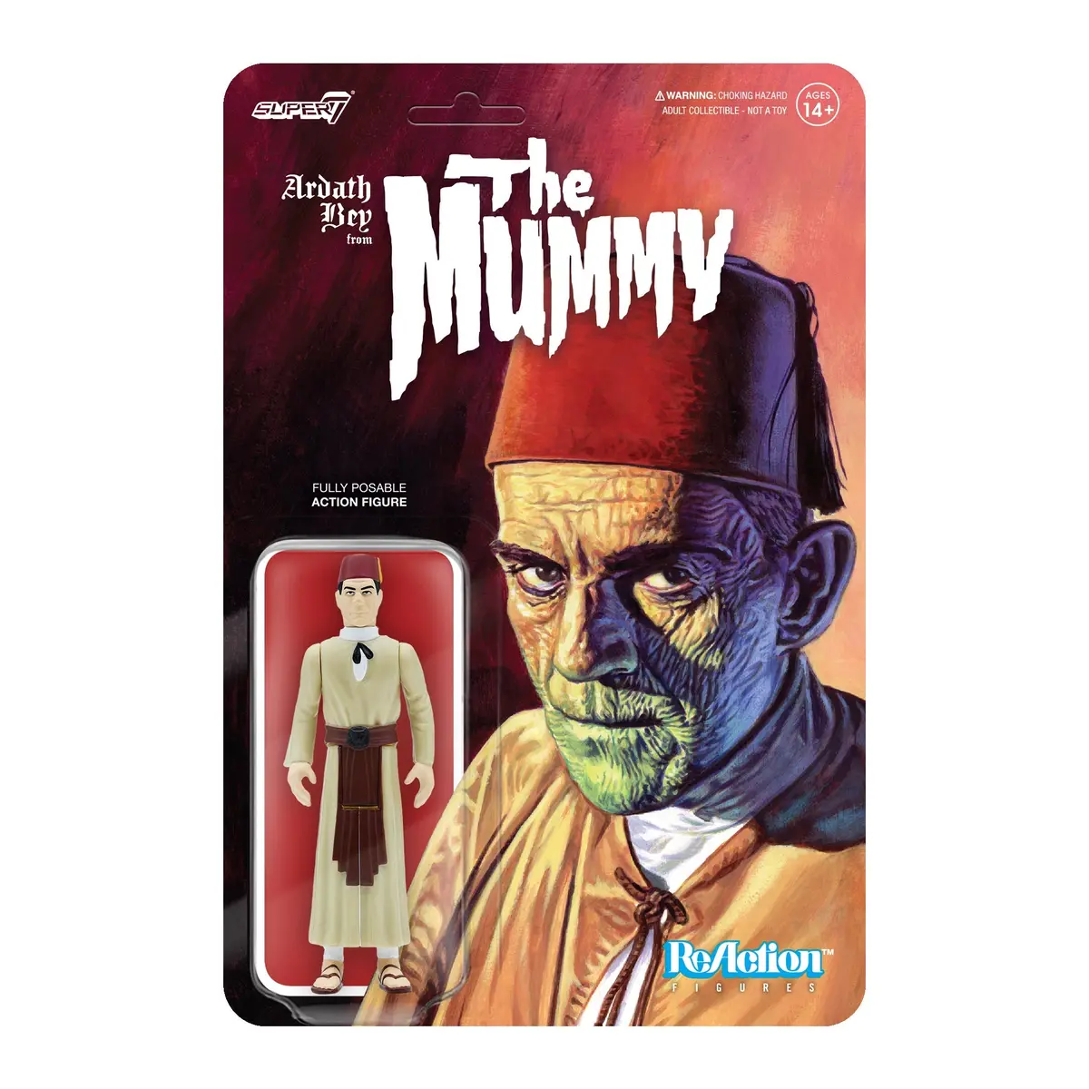 Super7 Reaction Figures - Universal Monsters - Ardath Bey (From The Mummy) Action Figure (80794) Low Stock 1