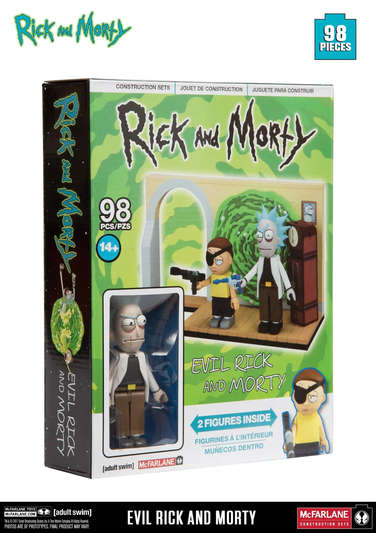 Mcfarlane Toys - Rick And Morty - Evil Rick And Morty Building Toy (12871) Low Stock 1