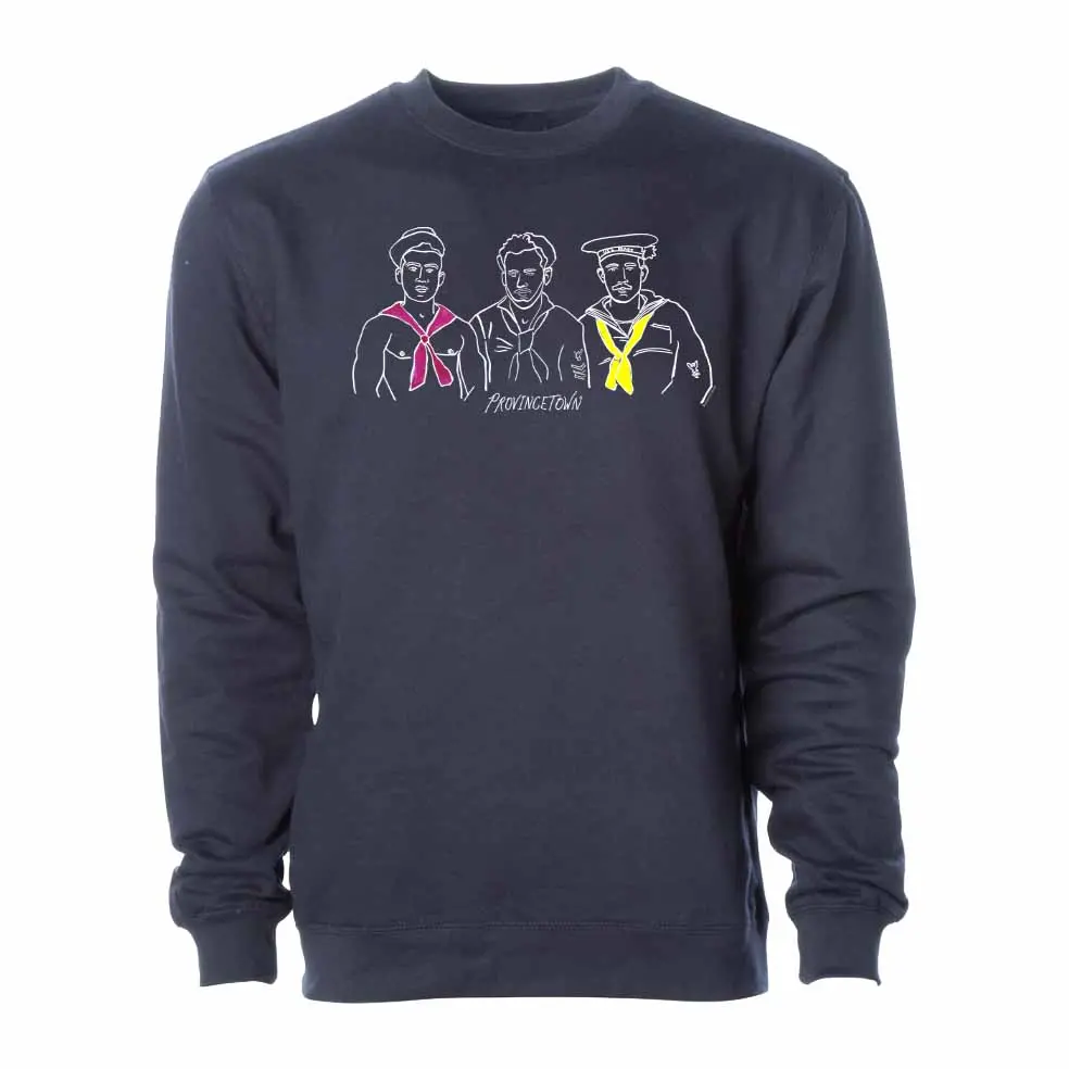 Navy Seamen Provincetown Crew Sweatshirt 1