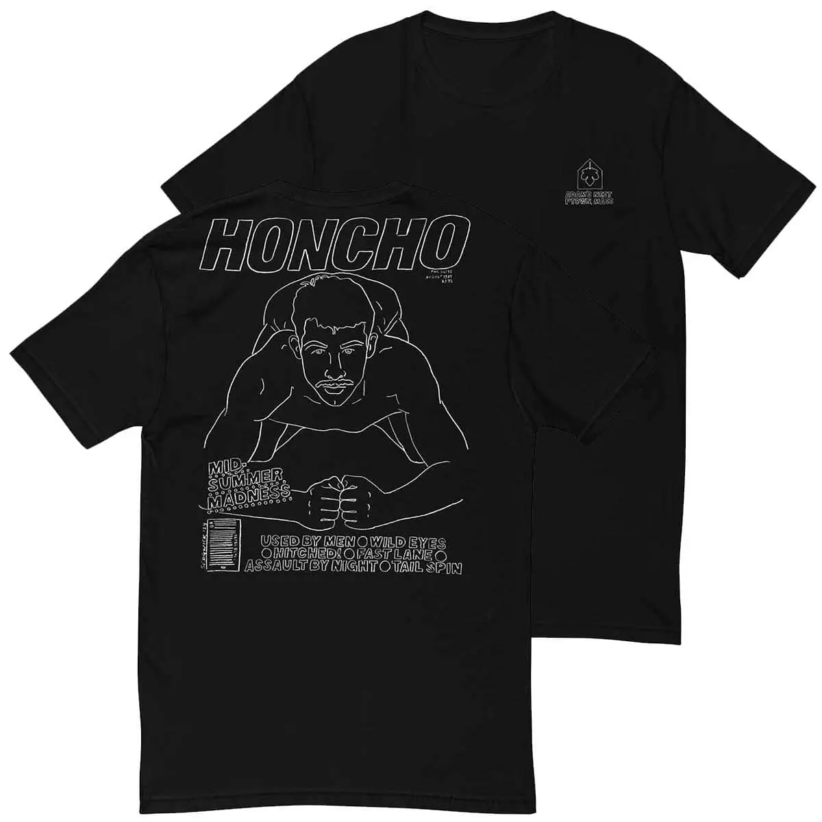 Honcho August 1985 Short Sleeve T-Shirt 2
