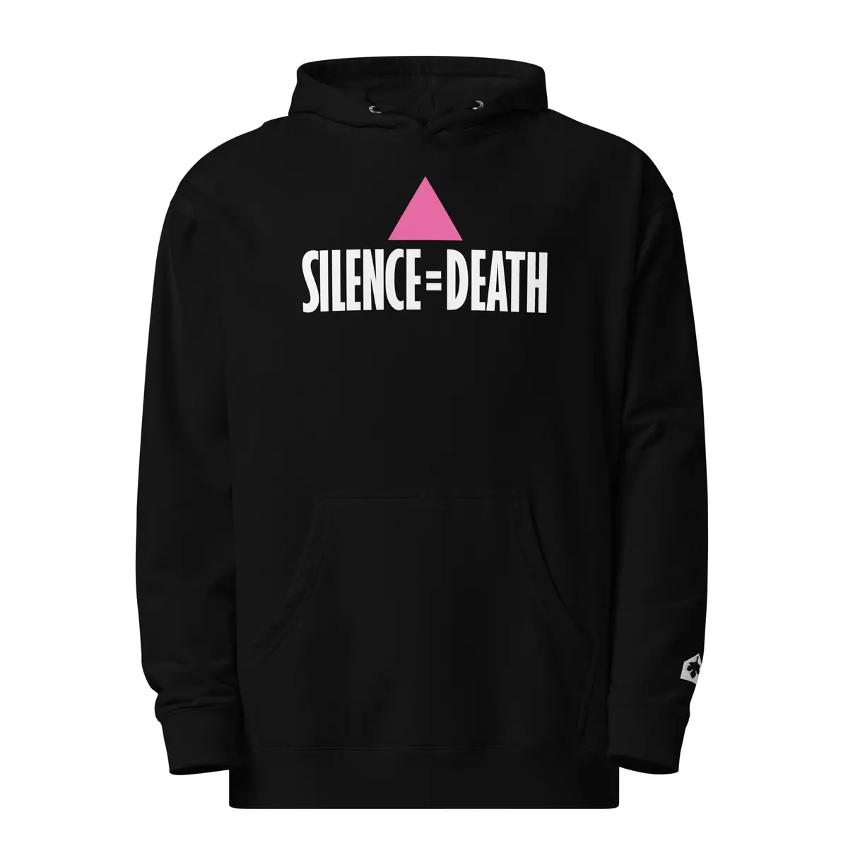 Silence = Death Black Hoodie - Ali Forney Center 1