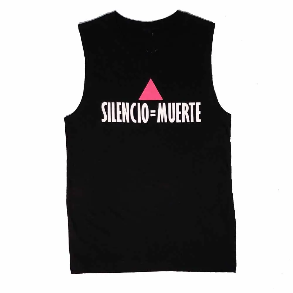 Silencio = Muerte Sleeveless T-Shirt - Ali Forney Center 1