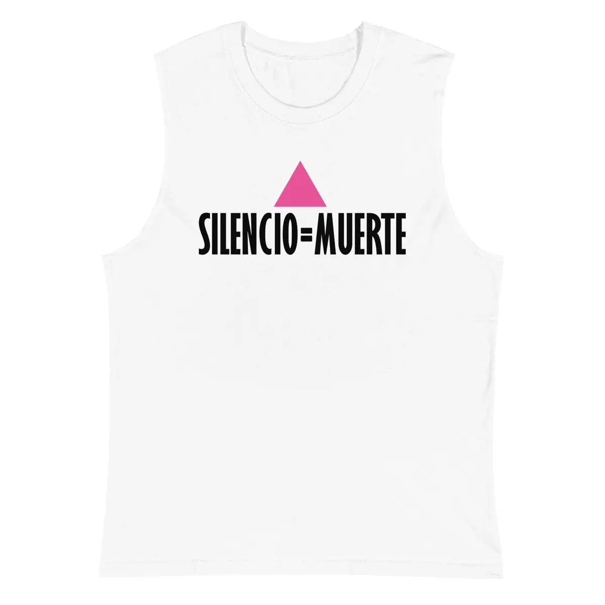 Silencio = Muerte Sleeveless T-Shirt - Ali Forney Center 1