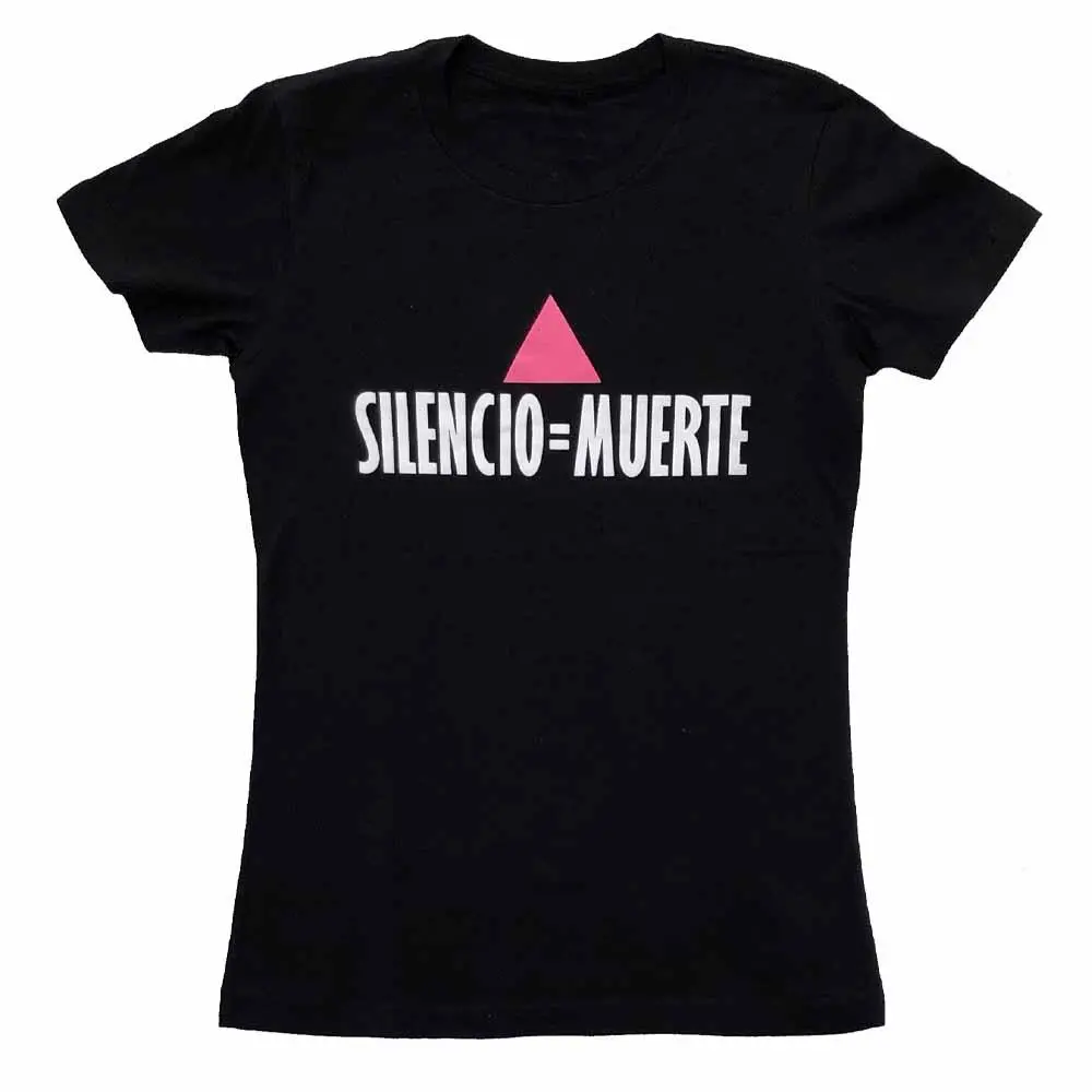 Silencio = Muerte Femme Fit Tee - Ali Forney Center 1