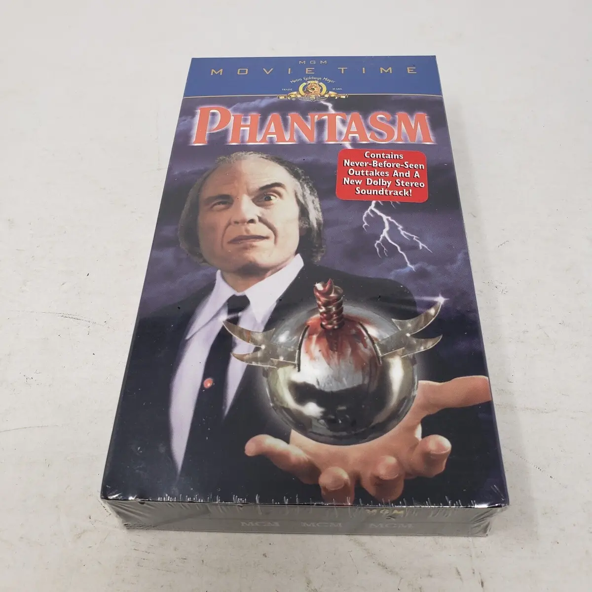 Phantasm Vhs Tape Brand New Factory Sealed 1998 R Michael Baldwin Mgm Movietime 1